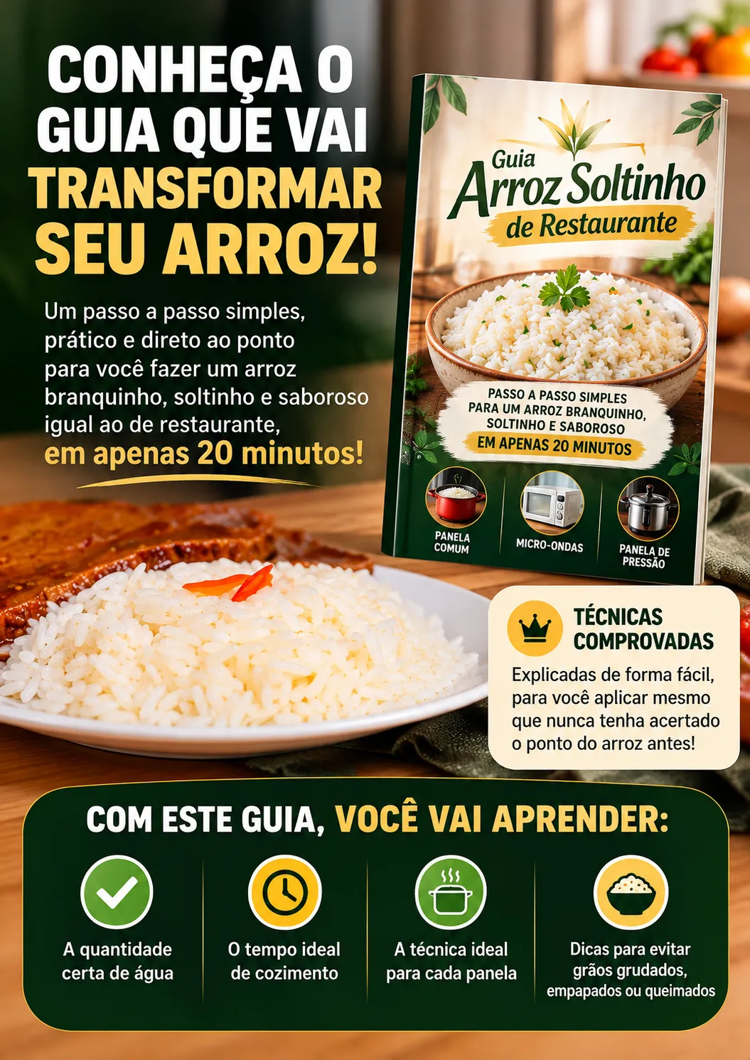 Conheca o guia que vai transformar seu arroz