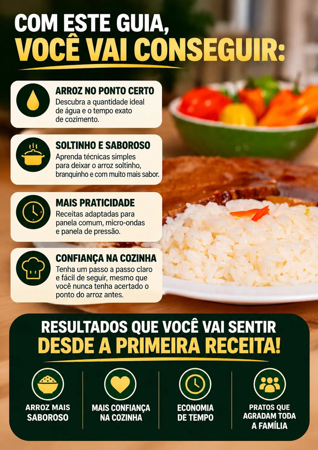 Com este guia voce vai conseguir resultados desde a primeira receita